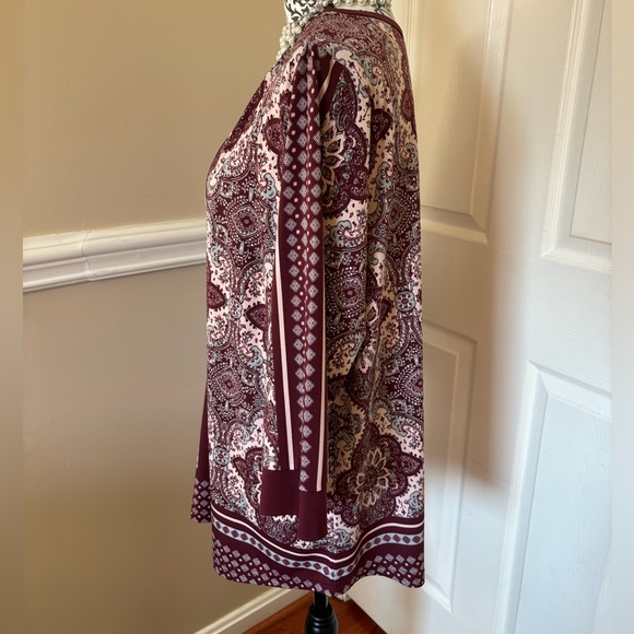 QVC- Belle by Kim Gravel, tunic top, size Lg. - Picture 8 of 16